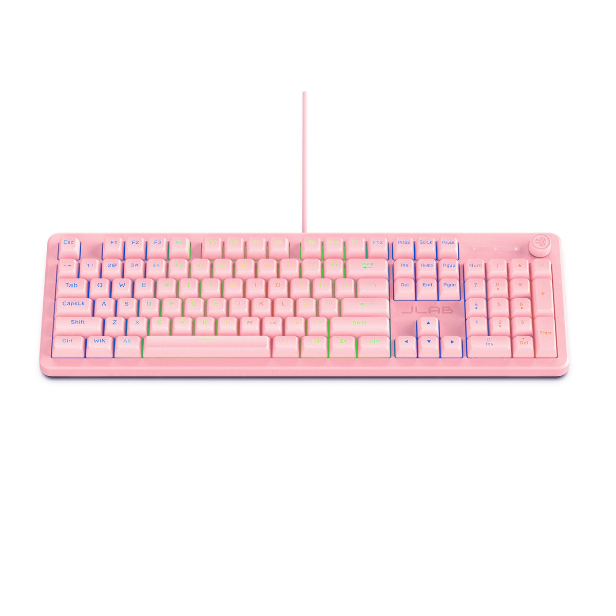 Nightfall Full-Size Wired Gaming Keyboard Pink