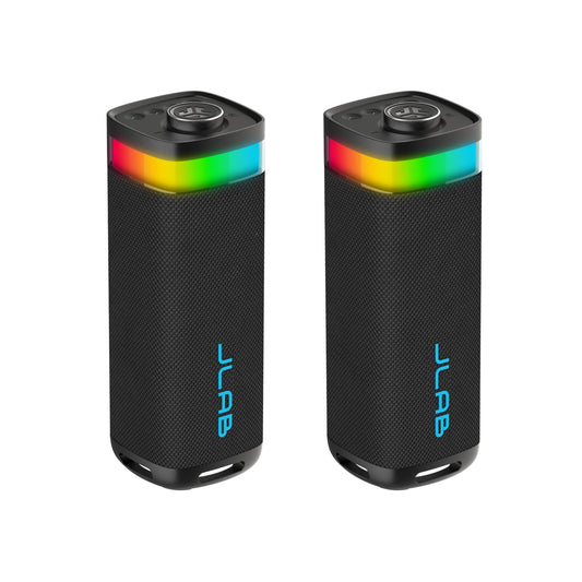JBuds Party Portable Bluetooth Speaker Black 2 Pack